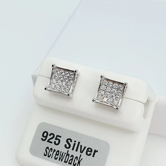 - "925 Sterling Silver Cubic Zirconia Earrings, U19254841 - Picture 5 of 11